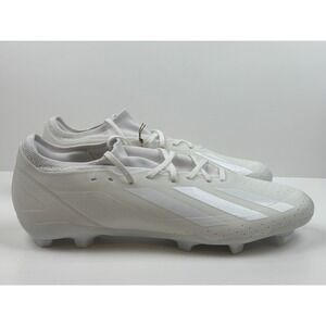 Adidas X Crazyfast.3 FG Men's Size 13.5 Triple White Soccer Cleats GY7430